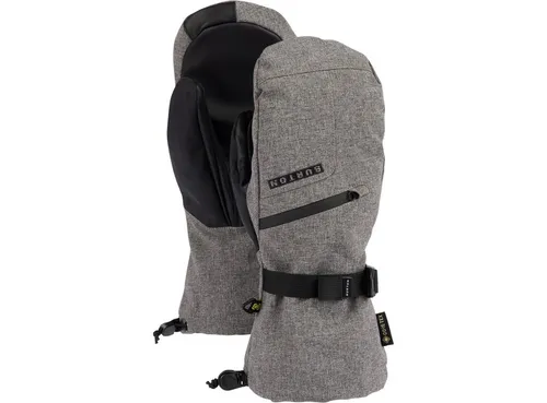 BURTON GORE-TEX Fäustling 2026 - XL in Grey Heather - Technische Handschuhe für den Winter mit GORE-TEX Membran, die wasserdicht und atmungsaktiv sind. Herausnehmbarer Innenhandschuh für Flexibilität und Wärme, ideal für jedes Wetter.