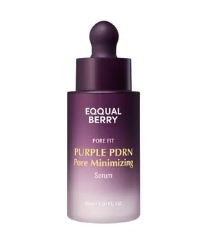 EQQUALBERRY Purple PDRN Pore Minimizing Serum – Vegan Collagen & Peptide - Gesichtsserum mit pflanzlichem PDRN für sanfte Hautreparatur, angereichert mit lila Reis für verbesserte Elastizität und sichtbare Porenverfeinerung.