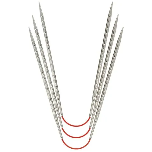 Addi CrasyTrio Novel 4.0mm Stricknadeln - Innovative 4.0mm Stricknadeln für müheloses Stricken in Runden, ideal für kreative Projekte und Handarbeitsliebhaber.