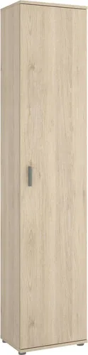 Dmora Mehrzweckschrank mit 1 Tür, Braun, 39x190 cm