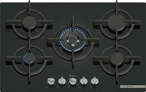 BOSCH PPQ7A6I15 Gas-Kochfeld 75 cm mit 5 Flammen