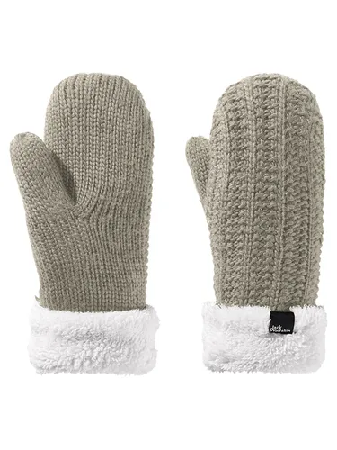 JACK WOLFSKIN HIGHLOFT KNIT MITTEN Fäustlinge in beige von Jack Wolfskin