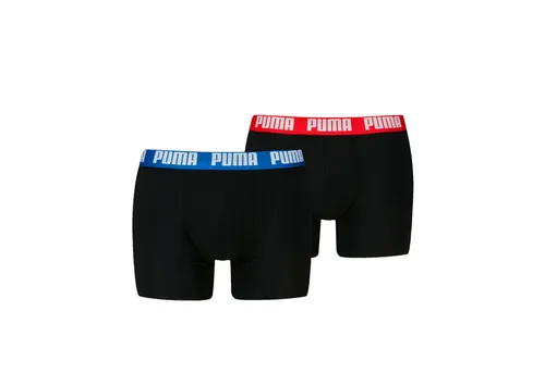 PUMA Boxershorts PUMA MEN EVERYDAY BASIC BOXERS 2P (Packung, 2er Pack) mit Puma Webbund schwarz XL