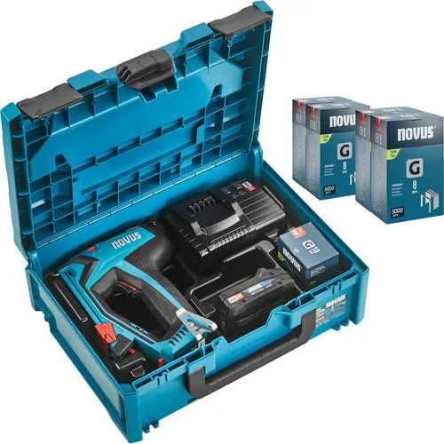 Novus-Tools Elektrotacker J-551, 031-0376, Set, 18V / 2Ah