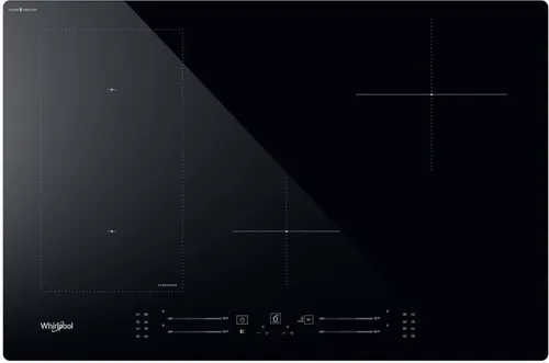 Whirlpool WL S2177 CPNE Einbau-Induktionskochfeld - Kochfeld 77 cm, 4 Induktionszonen mit FlexiCook-Technologie für große Töpfe, intuitive Touch-Bedienung und energiesparendes Kochen