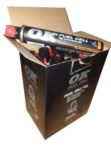 12x Gaskartusche Fuel Cell Gas für Tacker von BeTeOn24