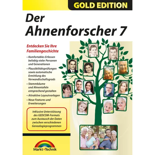 Markt+Technik Ahnenforscher 7 Gold Edition