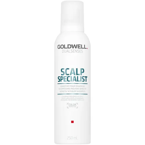 Goldwell Dualsenses Scalp Specialist Sensitive Foam Shampoo 250 ml - Sanft reinigendes Schaum Shampoo für sensible Kopfhaut. Beruhigt sofort und sorgt für ein frisches Kopfhautgefühl. Parfümfrei und pH-neutral, ideal für empfindliche Kopfhaut.