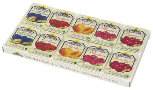 Mühlhäuser Probierset Konfitüre 10x25g