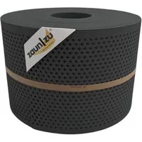zaun|zu® Rille GELOCHT Sichtschutzstreifen für Doppelstabmatten - Gartensichtschutz: UV-beständiger Sichtschutzstreifen mit modernem Diamant-Muster, einfach einzuflechten und robust aus PP-Material, Made in Germany.