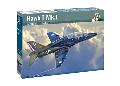 Italeri 2813 B.Ae. Hawk T. Mk.I Modellbausatz - Luftfahrt-Modellbausatz im Maßstab 1:48, detailgetreu mit bebilderter Anleitung für einfaches Basteln und individuelles Lackieren.