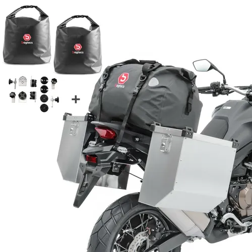 Alukoffer M1 2x36l für Ducati Scrambler / 1100 + Hecktasche + Innentaschen