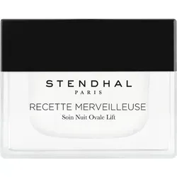 Stendhal Recette Merveilleuse Soin Nuit Ovale Lift 50ml - Anti-Aging Nachtcreme für alle Hauttypen mit Algae Millenium™ zur tiefen Regeneration und Straffung der Haut. Wachen Sie mit erfrischter, strahlender Haut auf!