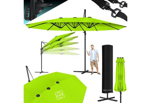 KESSER Sonnenschirm Doppelsonnenschirm 4,6m x 2,7m von Kesser