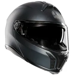 AGV Tourmodular Mono Klapphelm 2XL grau - Motorradhelm mit 2-stufigem Kinnschutzmechanismus für optimale Aerodynamik und maximale Performance bei 130 km/h.