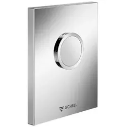 Schell Urinal Betätigungsplatte Edition 028001599 Compact Edition, weiss - Sanitärinstallation: Hochwertige Betätigungsplatte mit einstellbarer Spülmenge von 1 - 6 l, ideal für effiziente WC-Wandeinbau-Spülarmaturen.