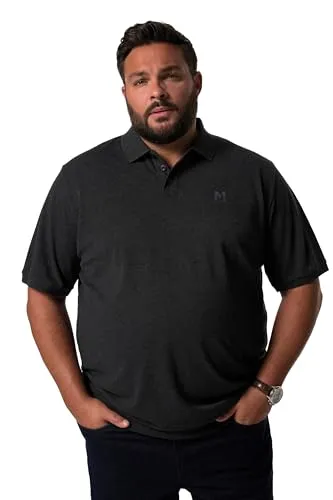 Men Plus Herren Poloshirt Bauchfit L-8XL - Poloshirt für Herren in Übergrößen bis 10 XL, mit speziellem Bauchfit-Schnitt und elastischem Saumbund für optimalen Tragekomfort.