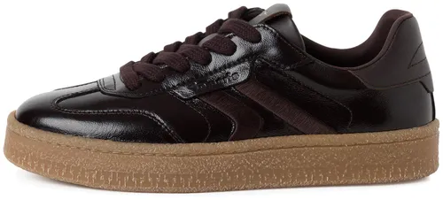 Tamaris 1-23723-44 Damen Sneaker in Mocca-Patent in braun von Tamaris