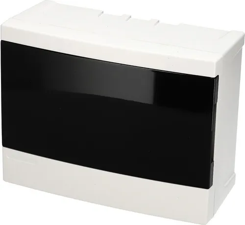 Aufputz Verteilerkasten 8-Modul weiß rauch EDO777842 EDO Technic