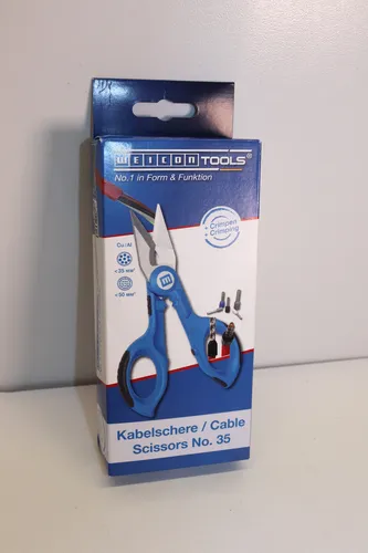 WEICON Kabelschere No. 35 - Hochwertige Kabelschere für präzise Schnitte, ideal für Elektroinstallationen und Handwerk