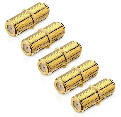 conecto SAT-Adapter (F-Buchse auf F-Buchse) vergoldet (5 Stück) SAT-Kabel