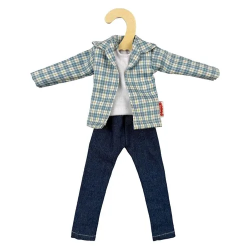 Heless 8604 Time2Shine Kariertes Hemd mit Jeans Gr. 29cm von Heless