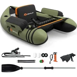 COSTWAY Aufblasbares Schlauchboot 150kg