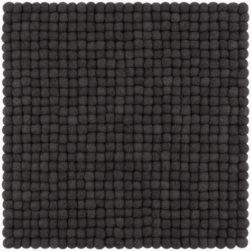 myfelt Stuhlkissen Filzkugel Sitzauflage eckig - 36 x 36 cm, beidseitig verwendbar, 100% Schurwolle