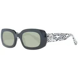 Pepe Jeans Sonnenbrille PJ7410 49075P schwarz - Sonnenbrille mit 100% UVA & UVB Schutz, rechteckigem Vollrand-Design und original Etui – ideal für stilbewusste Sonnentage.
