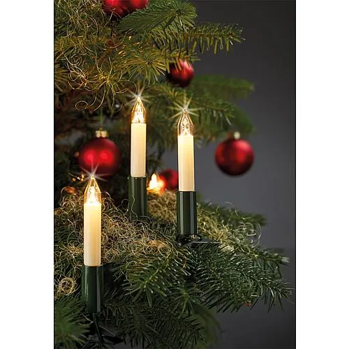 Lichterkette LED Draht Deko 100 LEDS warmweiß - Weihnachtsbeleuchtung mit 100 warmweißen LEDs, ideal für stimmungsvolle Partys und Feste. Flexibles Design und einfache Installation für Indoor-Nutzung.