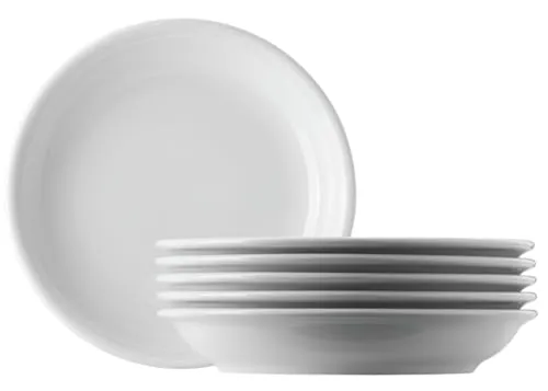 Thomas Porzellan Suppenteller Trend Weiss 6er Set Ø 22 cm in weiß von Thomas