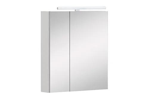 Schildmeyer Spiegelschrank Maxim 155031, 2-türig mit Beleuchtung