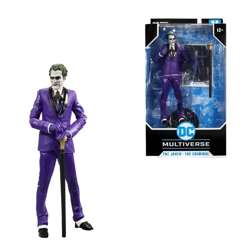 DC Multiverse Actionfigur The Joker: The Criminal - 18 cm detailreiche, bewegliche Figur mit Zubehör, ideal für Sammler und Fans des DC Universums