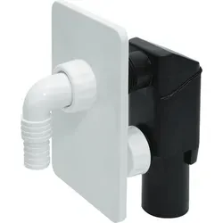 Unterputz Siphon weiß Geschirrspüler UP Sifon Waschmaschine Geruchsverschluss - Weiß