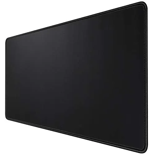 HIHUHEN mauspad/Gaming Mauspad 900 x 400 x 3mm/ XXL Mousepad/Tischunterlage Large Size/Verbessert Präzision und Geschwindigkeit(90x40 Black)