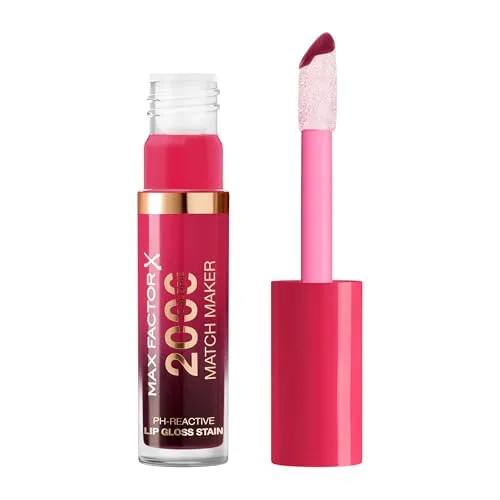 Max Factor 2000 Calorie Match Maker, pH-reaktiver Lipgloss mit langanhaltender, feuchtigkeitsspendender Formel, Fb. 030 Daring, 4,4ml