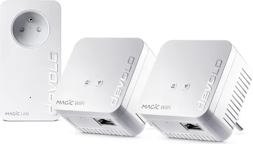 Magic 1 WiFi 2-1-3 Multikit mini - Powerline + WLAN, 3 Adapter für blitzschnelle Internetverbindung über das Stromnetz