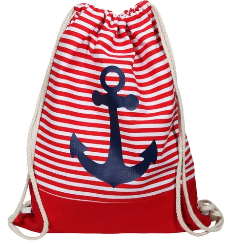 Damen Beutel AnkerTextil 40 x 32 cm 65% Polyester 35% Baumwolle Rot 3600148-002