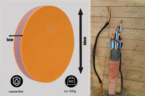 Yate Targets Bogenschießen Zielscheibe Wurfscheibe 50cm Schaumstoff Polyfoam