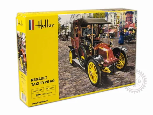 Heller 30705 Renault Taxi Type AG 1:24 Bausatz von HELLER