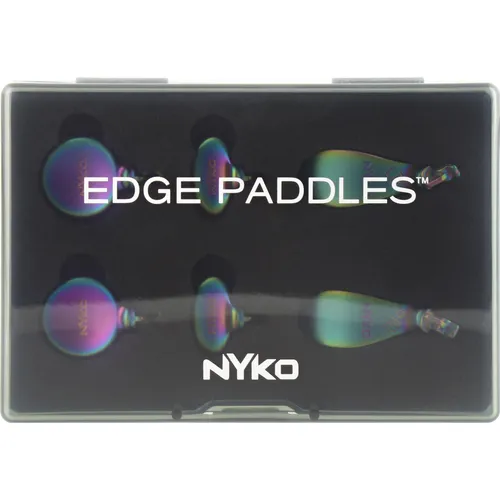 Nyko Edge-Paddel (Regenbogen) für PS5 Dual Sense Edge Controller - Zubehör für PlayStation – Erleben Sie unvergleichliche Kontrolle mit diesen langlebigen Metall-Rücktasten und einer praktischen Aufbewahrungsbox für maximalen Komfort und Organisation.