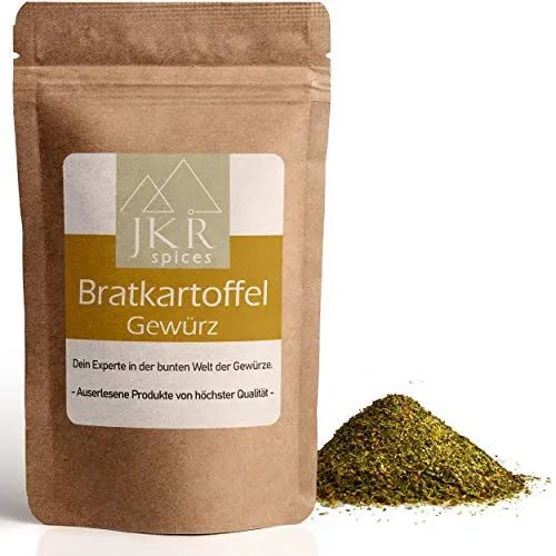 JKR Spices Bratkartoffel Gewürz - Gewürzmischung für Kartoffelgerichte - natürlicher Kräutermix ideal für herzhafte Gerichte, Rösti, Pellkartoffel, Reibekuchen - 250g