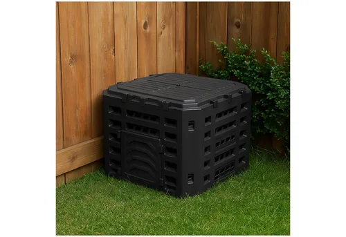 HTI-Living Garten Komposter aus robustem Kunststoff, 180 Liter