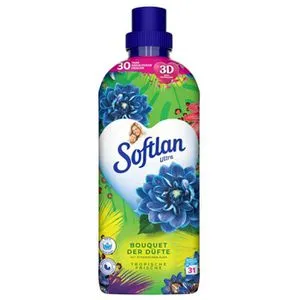 Softlan Weichspüler Bouquet der Düfte, Tropische Frische, 650 ml