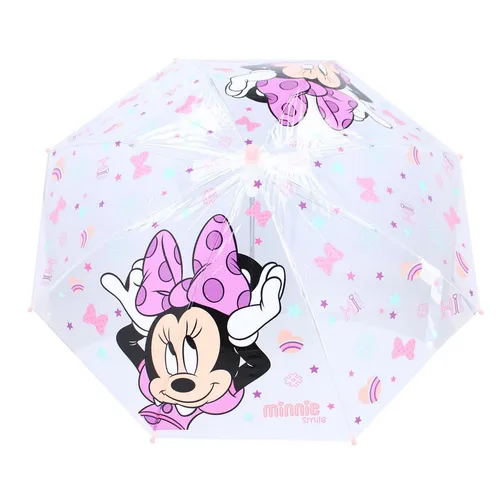 Vadobag Kinderschirm Regenschirm Minnie Maus Rainy Days in weiß von Vadobag