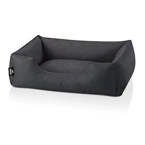 BedDog Tierbett Hundebett ZARA mit Rand, Bezug abnehmbar - Tierbetten für optimalen Komfort, pflegeleicht und stilvoll. Das Hundenett bietet deinem Vierbeiner erholsamen Schlaf und ist einfach zu reinigen.