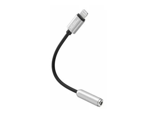 MicroConnect Lightning to 3.5mm Jack (MC-LIGHTJACK3.5) - HiFi-Kabel mit 0,1 m Länge, ideal zum Anschluss von Lightning-Geräten an 3,5mm Audioanschlüsse für perfekten Soundgenuss.
