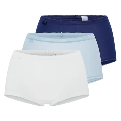 Sloggi Basic+ Maxi C3P Multiple Colours 20 - Funktionsunterwäsche mit klassischem Fit und breiterer Seitenpartie, extra weichem Material und formbeständigem Elastikbündchen für perfekten Sitz.