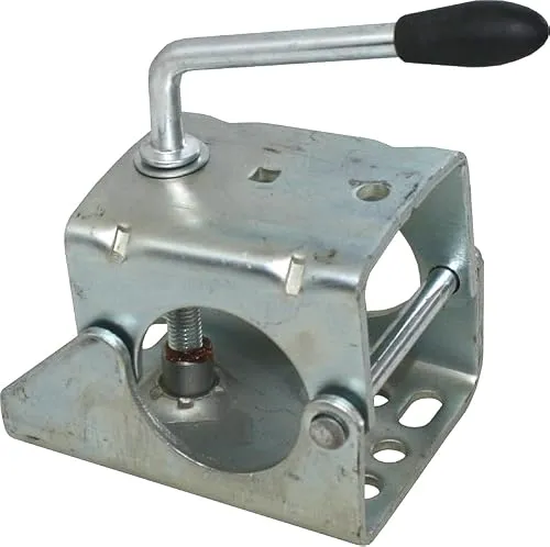 60mm Stützradhalter Klemmhalter für Schwerlast Stützrad mit 60mm Rohrdurchmesser