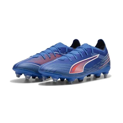 PUMA ULTRA 6 MATCH MxSG Fußballschuhe für Erwachsene, Gr. 44 - Fußballschuhe mit überarbeitetem Funktions-Mesh-Obermaterial für Stabilität und schnelle Richtungswechsel. Ideal für weiche Naturböden - gib Vollgas auf dem Platz!